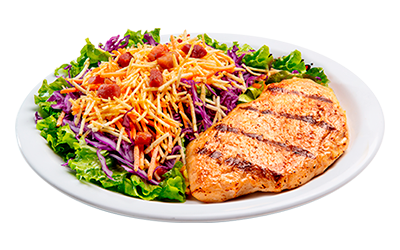 Salada Crocante com Filé de Frango