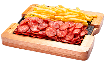 Tábua de Calabresa e Fritas